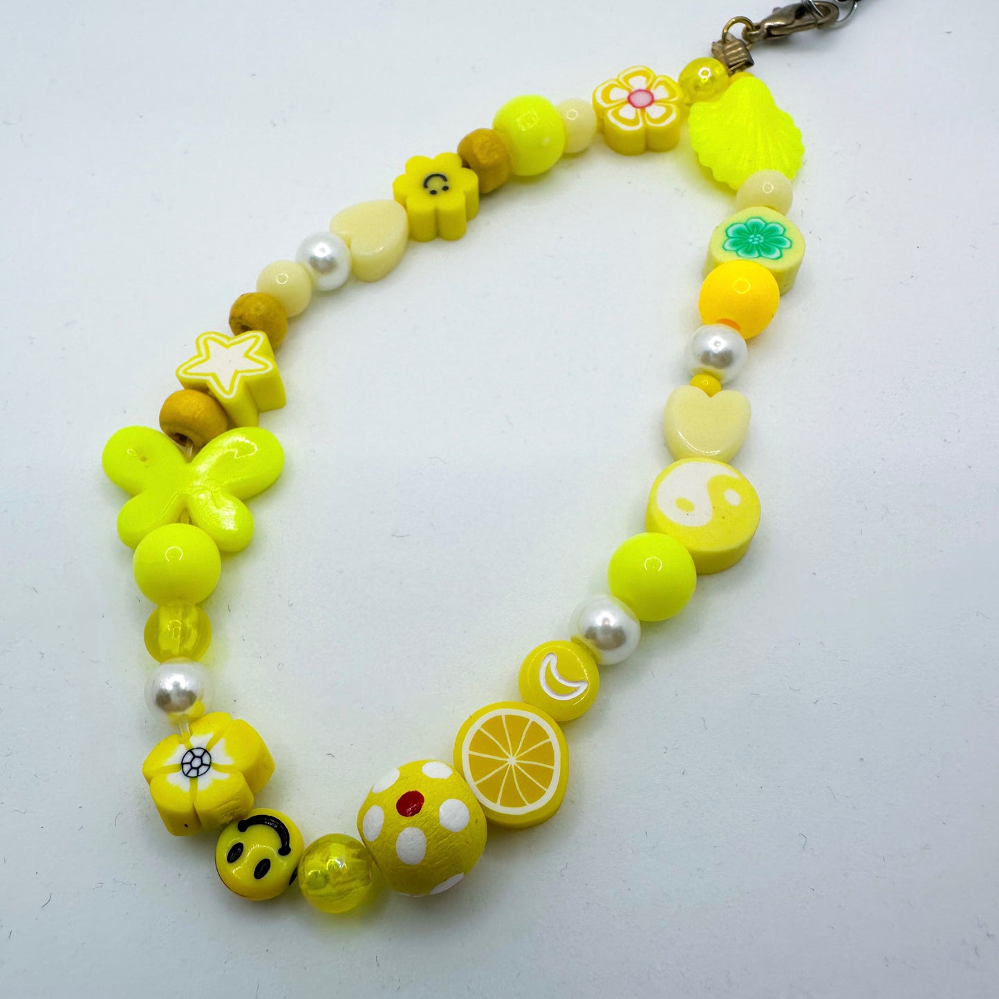 Yellow Phone Charm