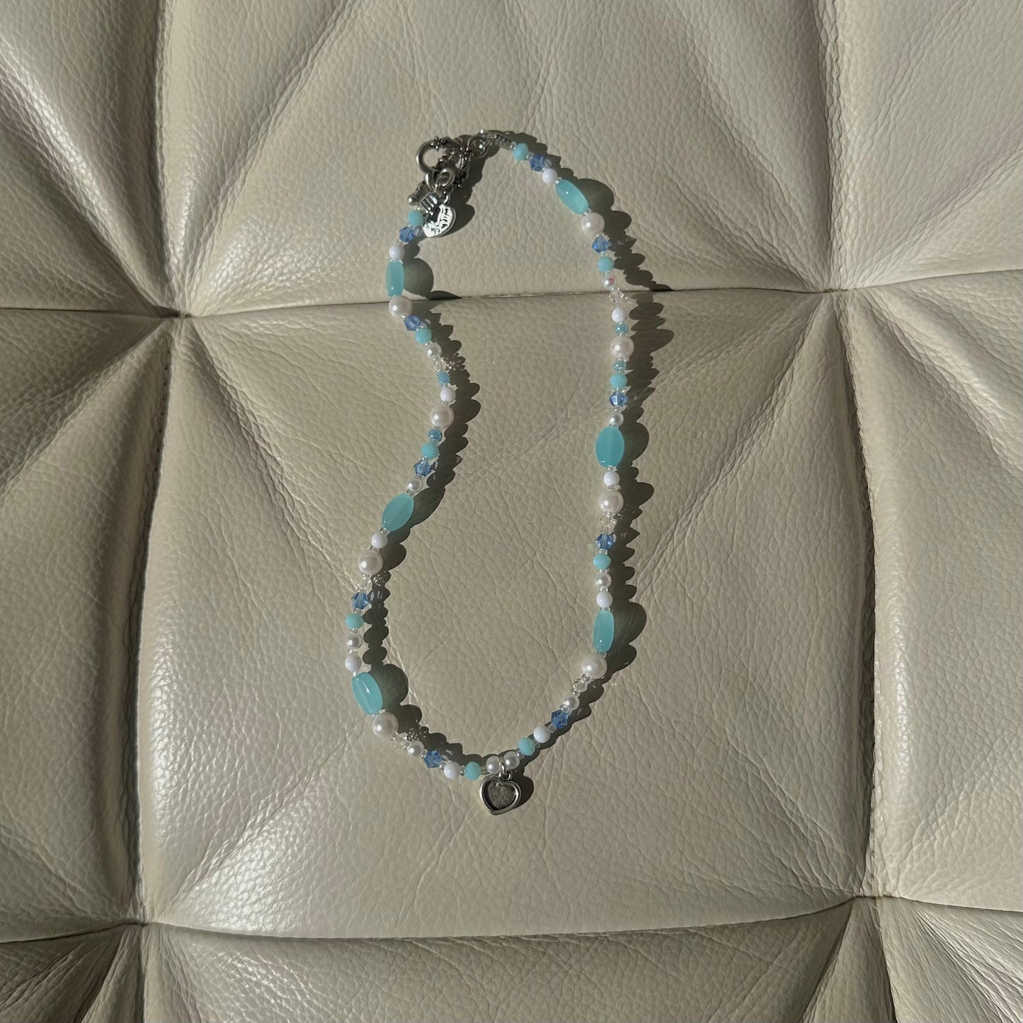 Blue Heart Necklace