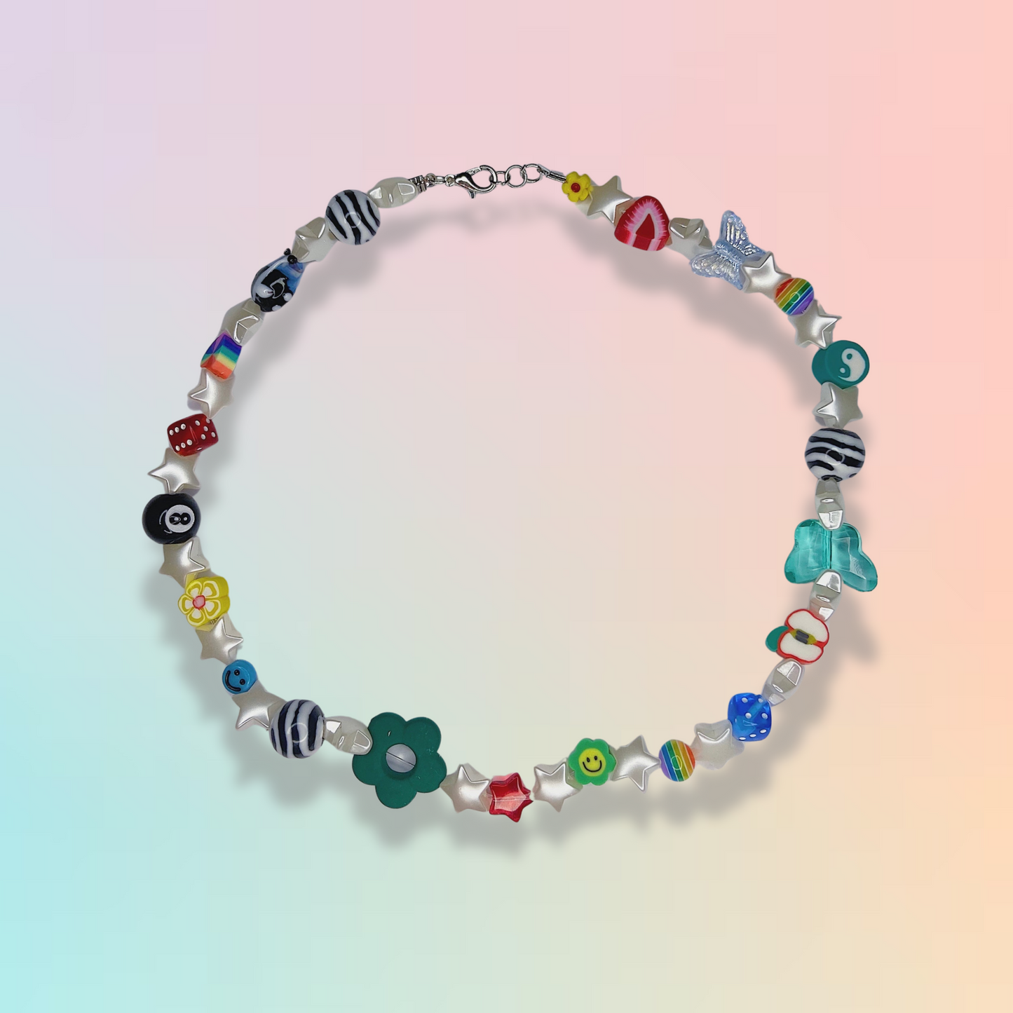 Rainbow Charm Necklace