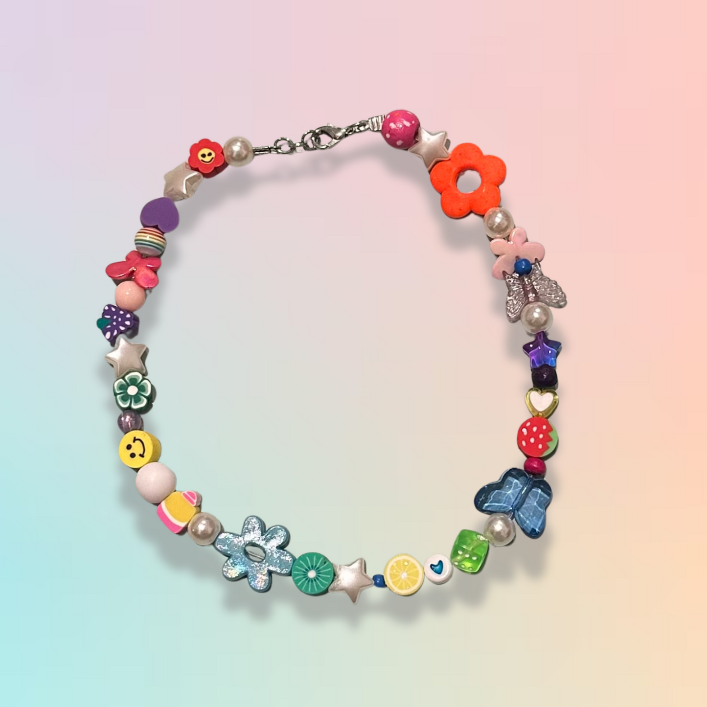 Rainbow Charm Necklace