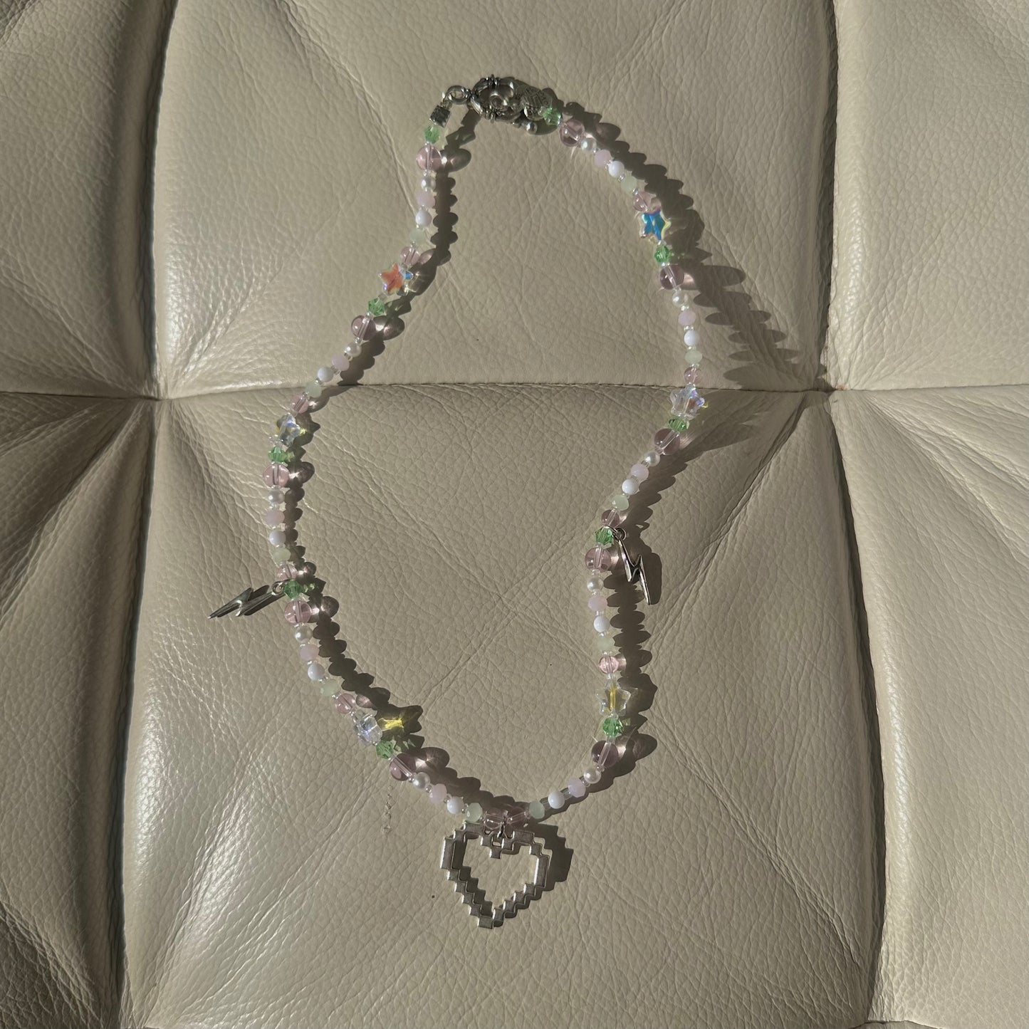 Pixel Heart Necklace