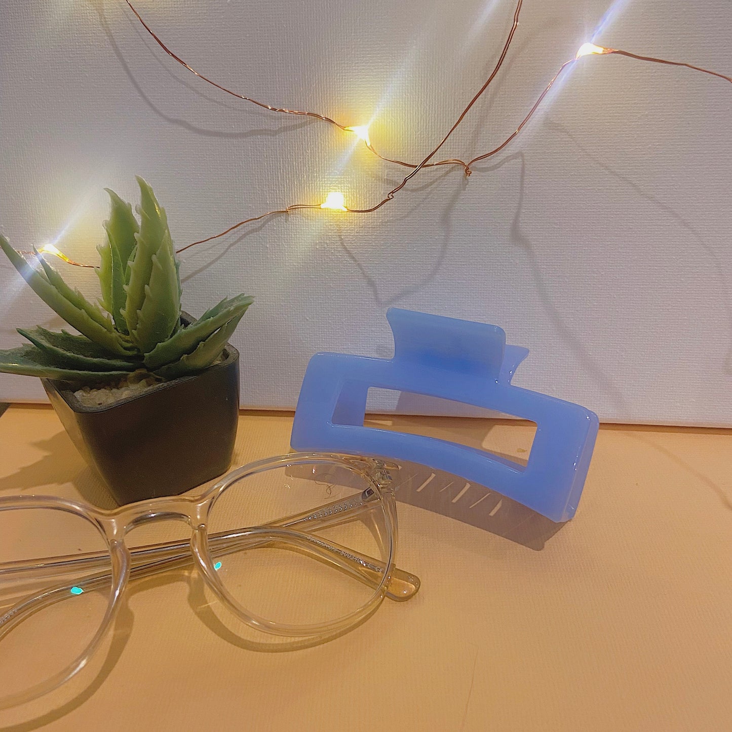 Blue Jelly Hair Claw