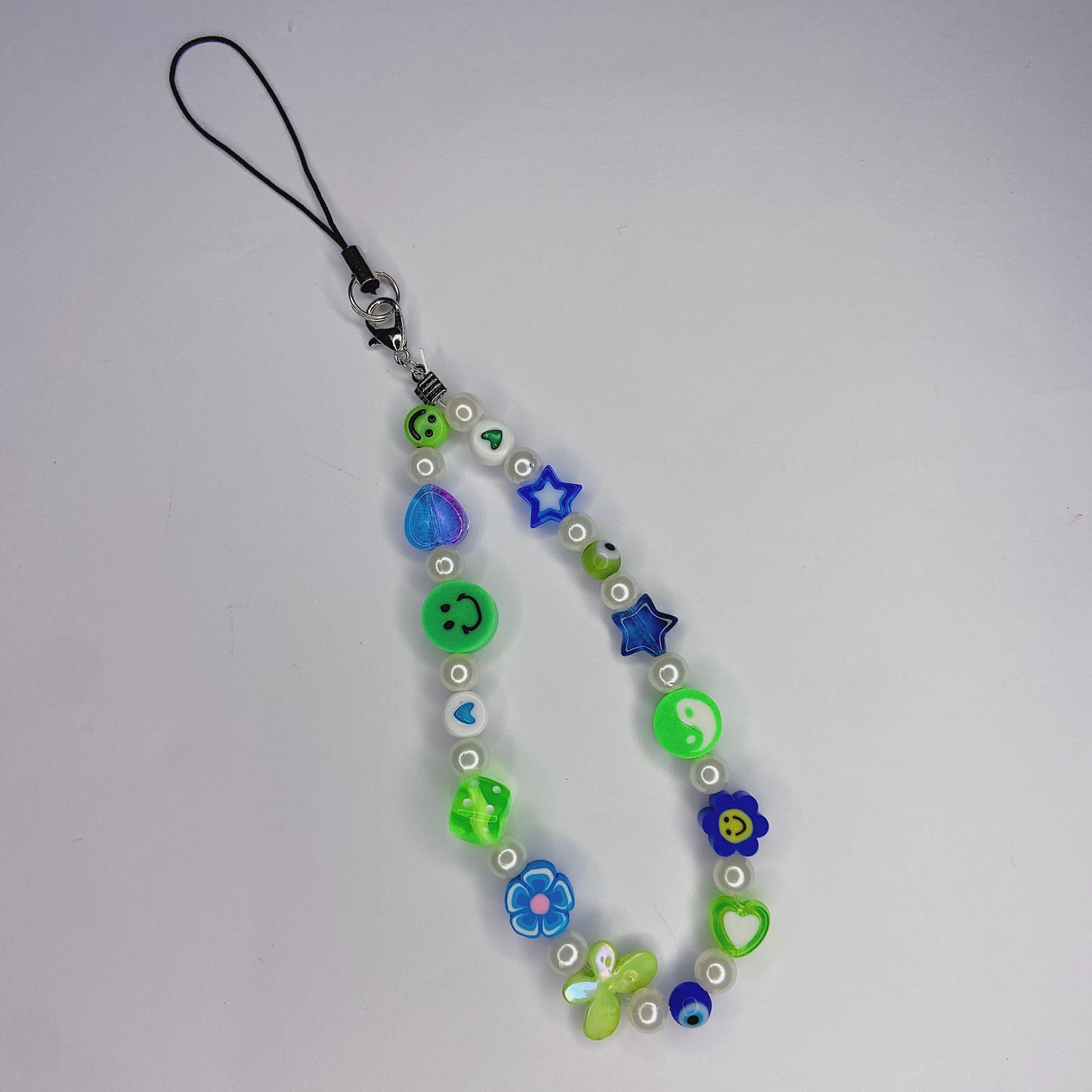 Green & Blue Phone Charm