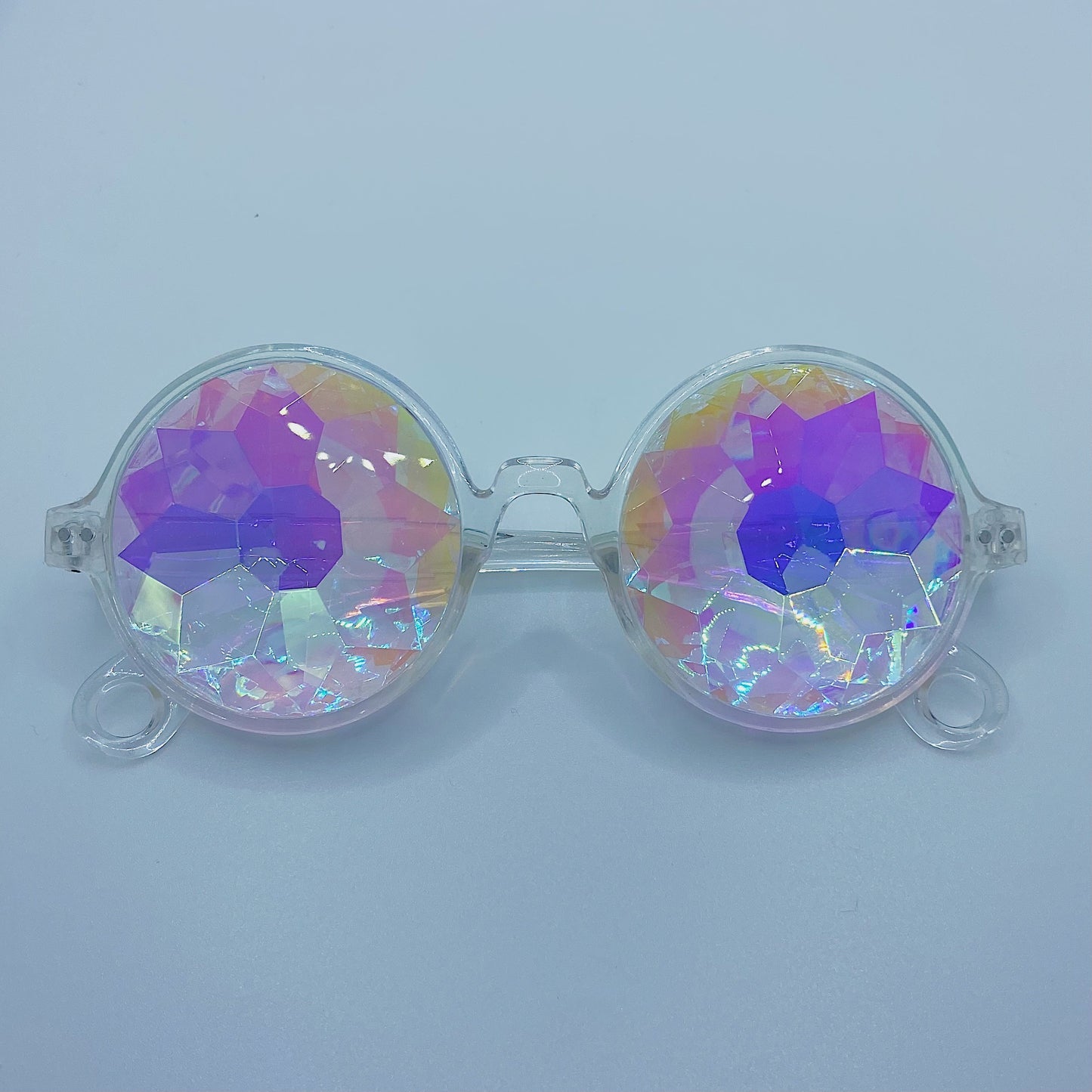 Clear Kaleidoscope Glasses