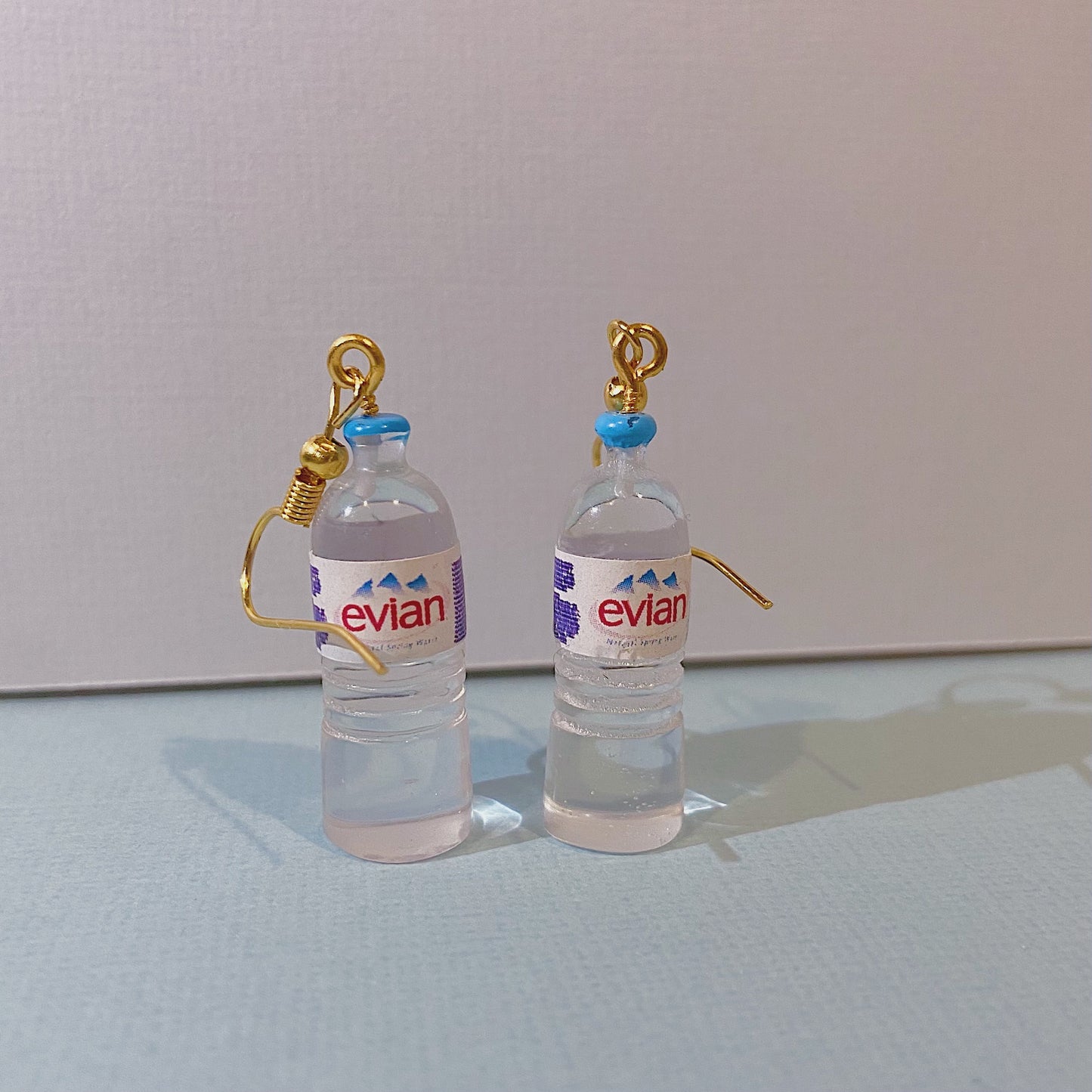 Evian Waterbottle Earrings