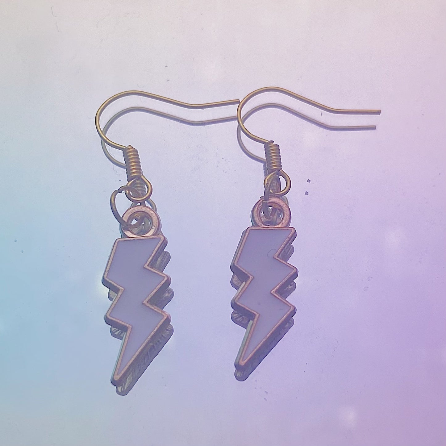White Lightning Earrings