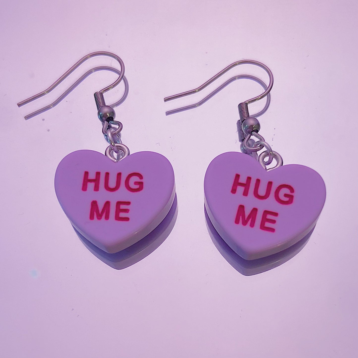 Purple Hug Me Earrings