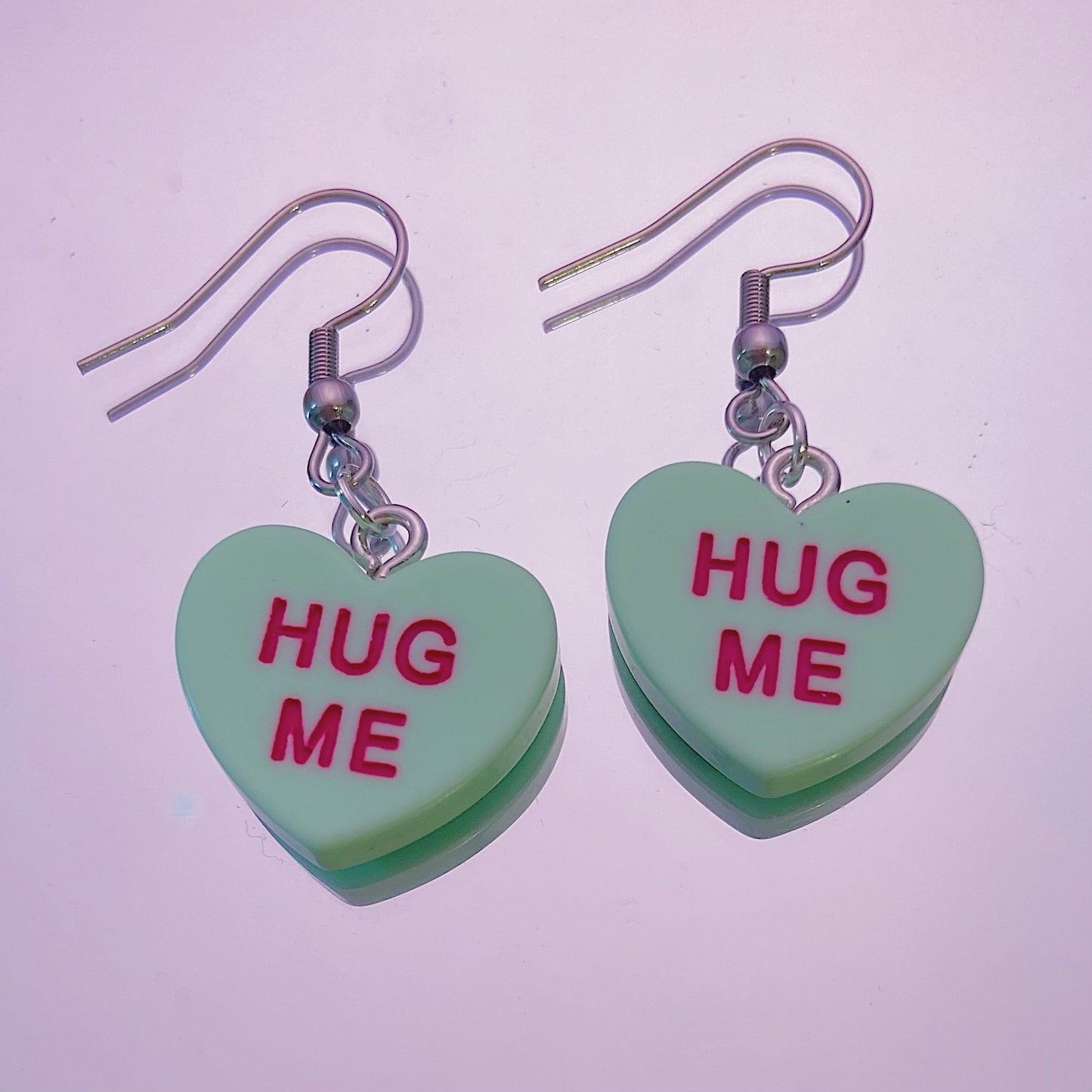 Green Hug Me Earrings