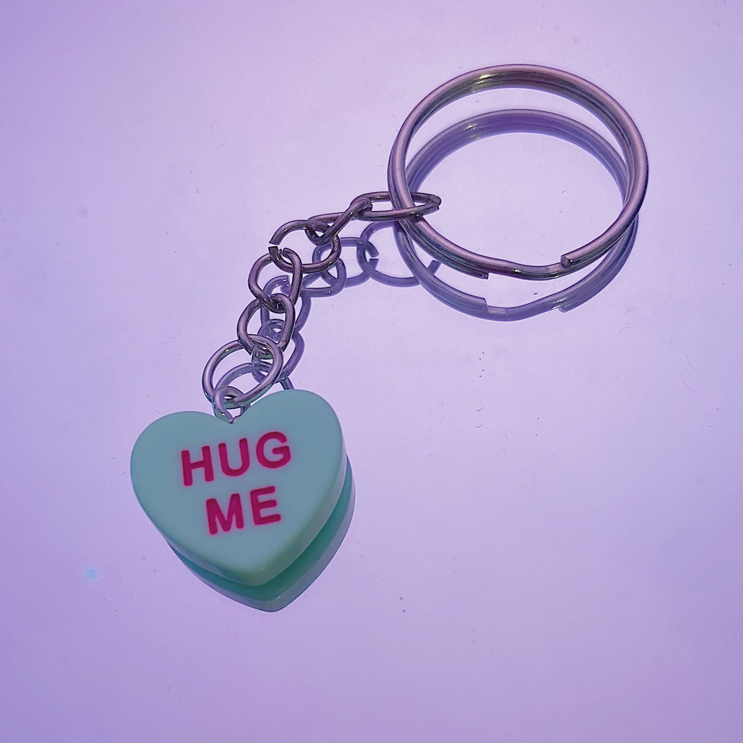 Green Hug Me Keychain