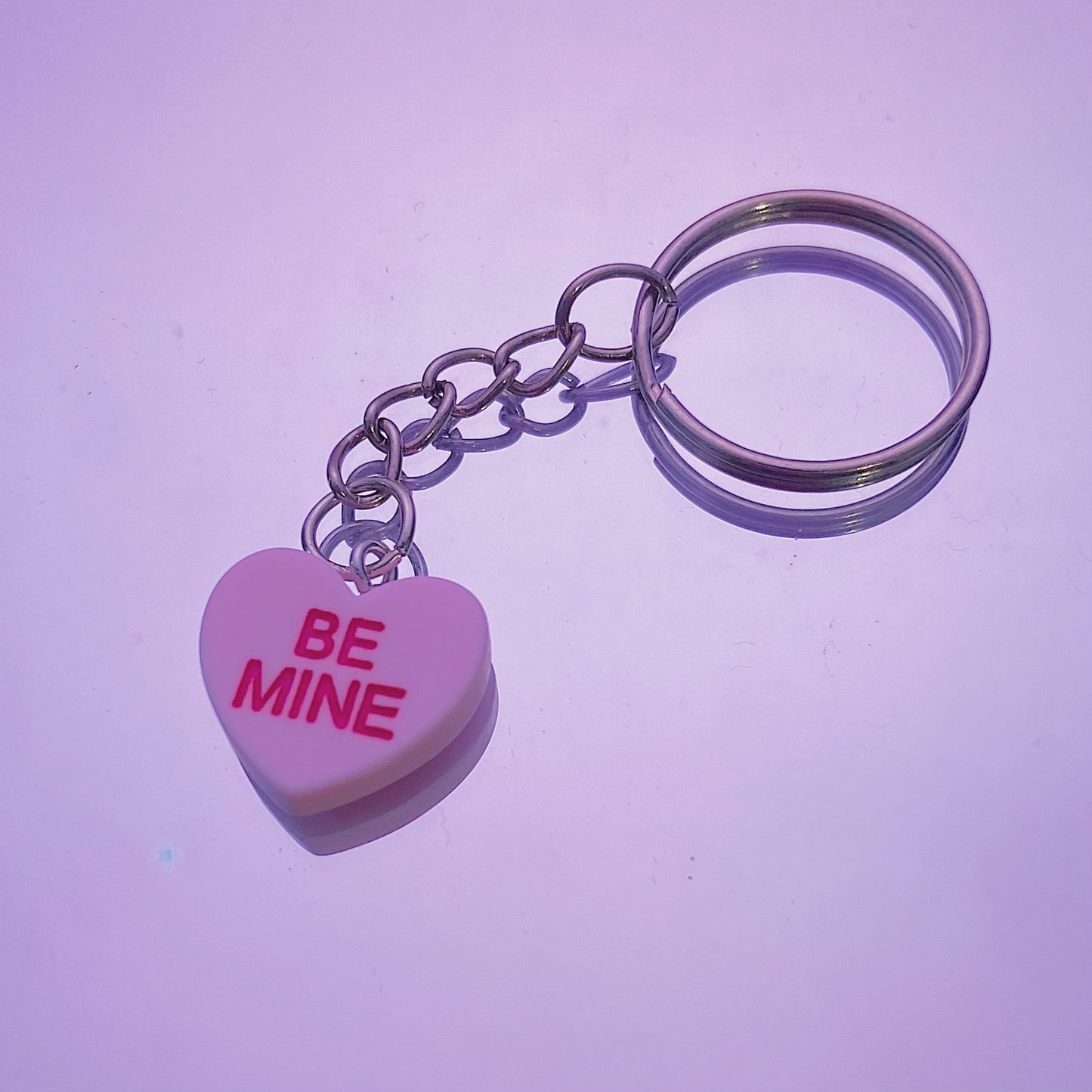 Pink Be Mine Keychain