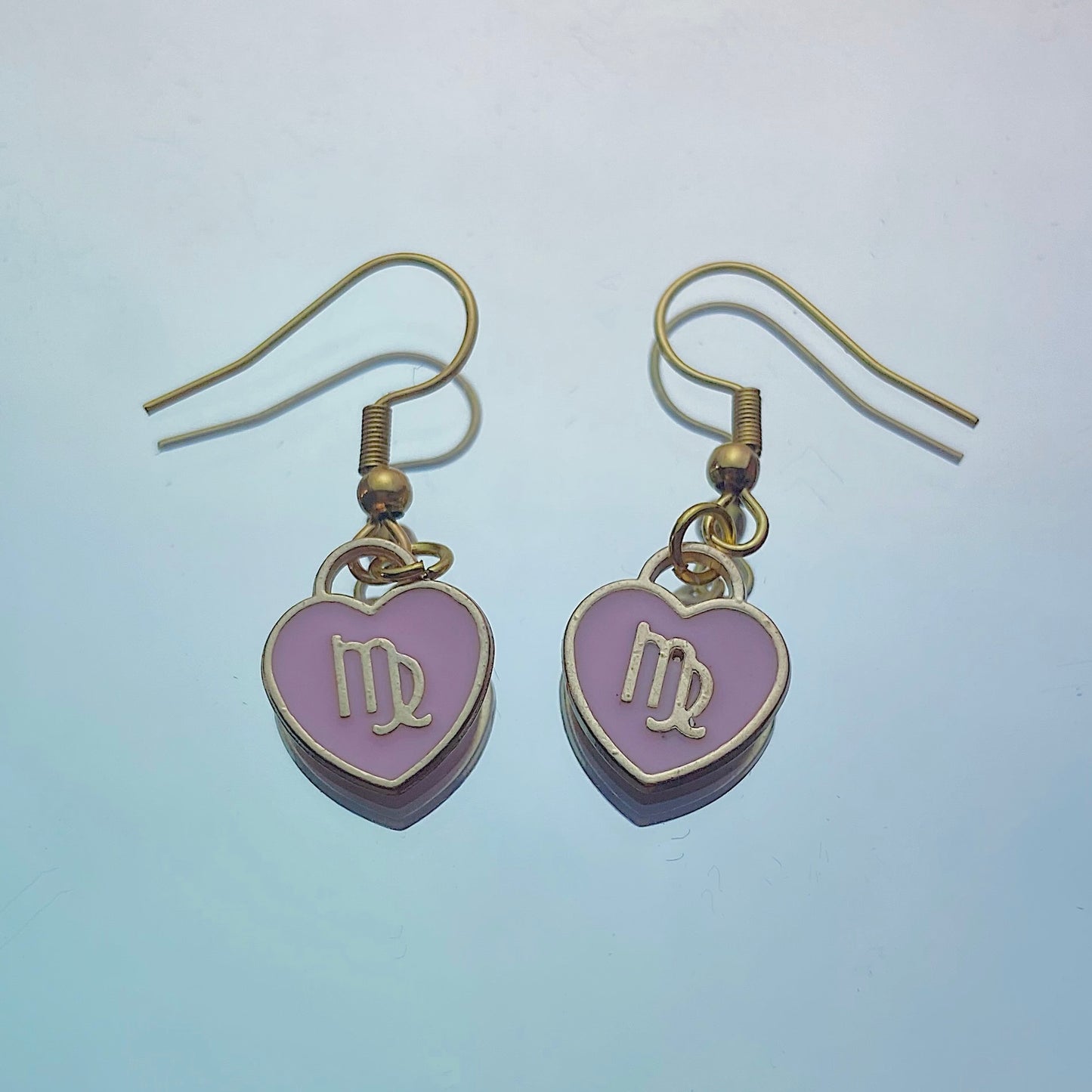 Virgo Earrings Pink