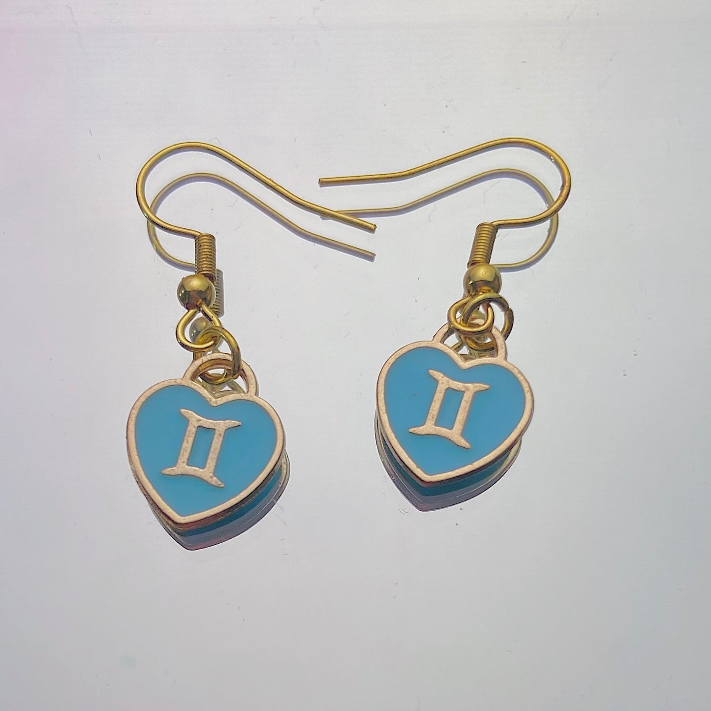 Gemini Earrings Aqua
