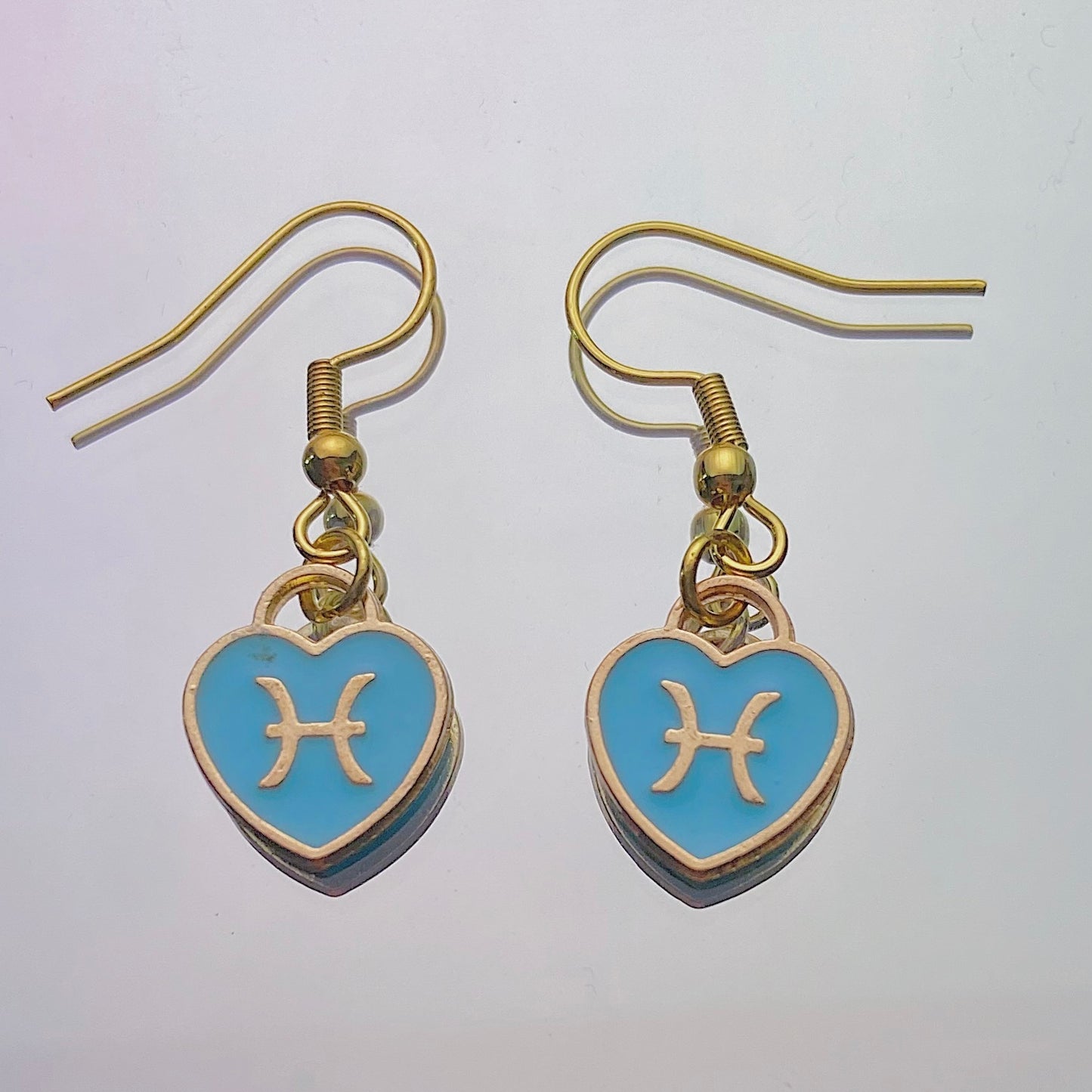 Pisces Earrings Aqua