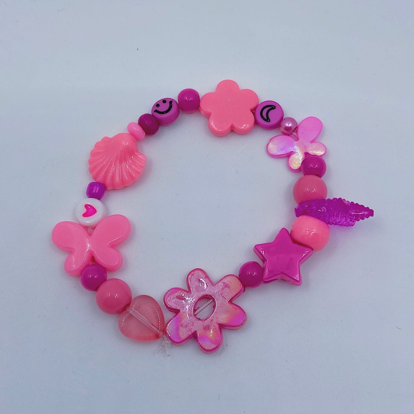 Pink Beaded Bracelet