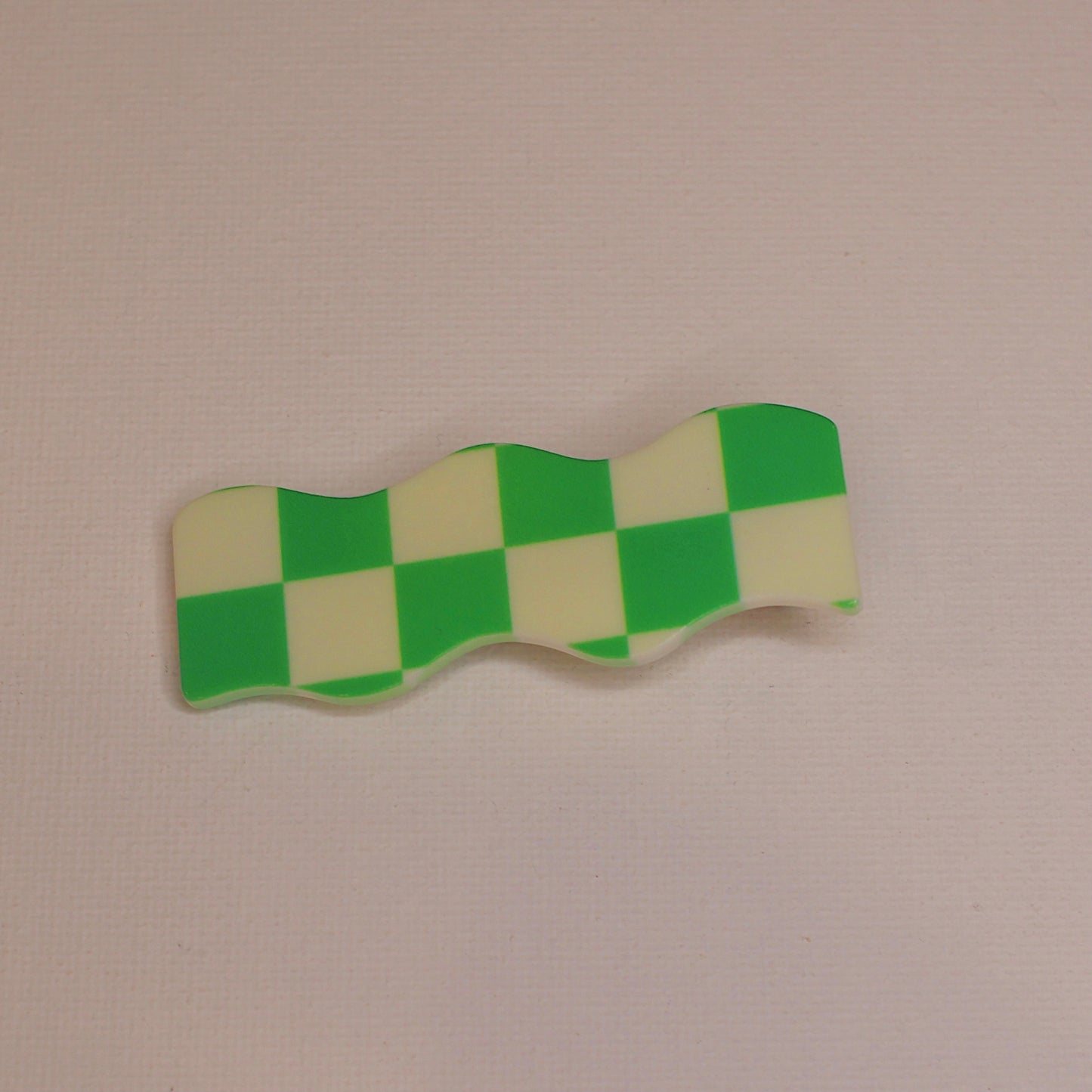 Green Checkered Clip