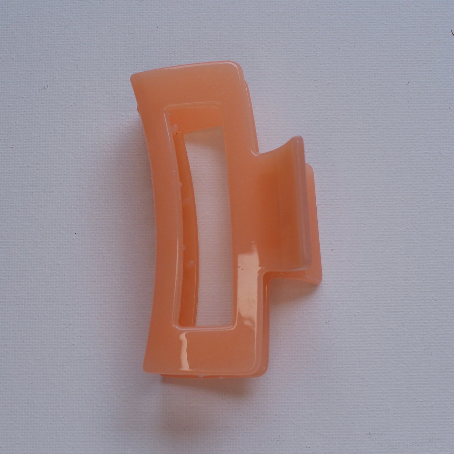 Orange Jelly Hair Claw