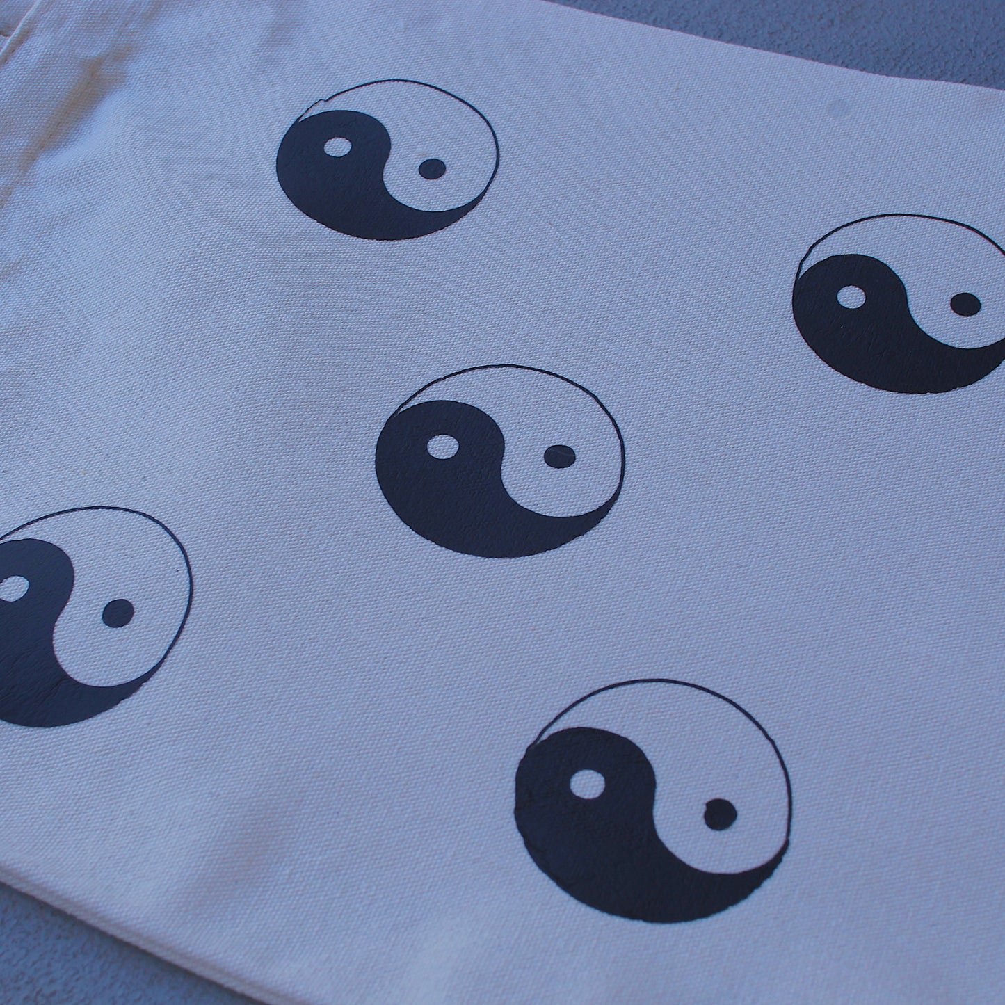 Black Yin Yang Tote