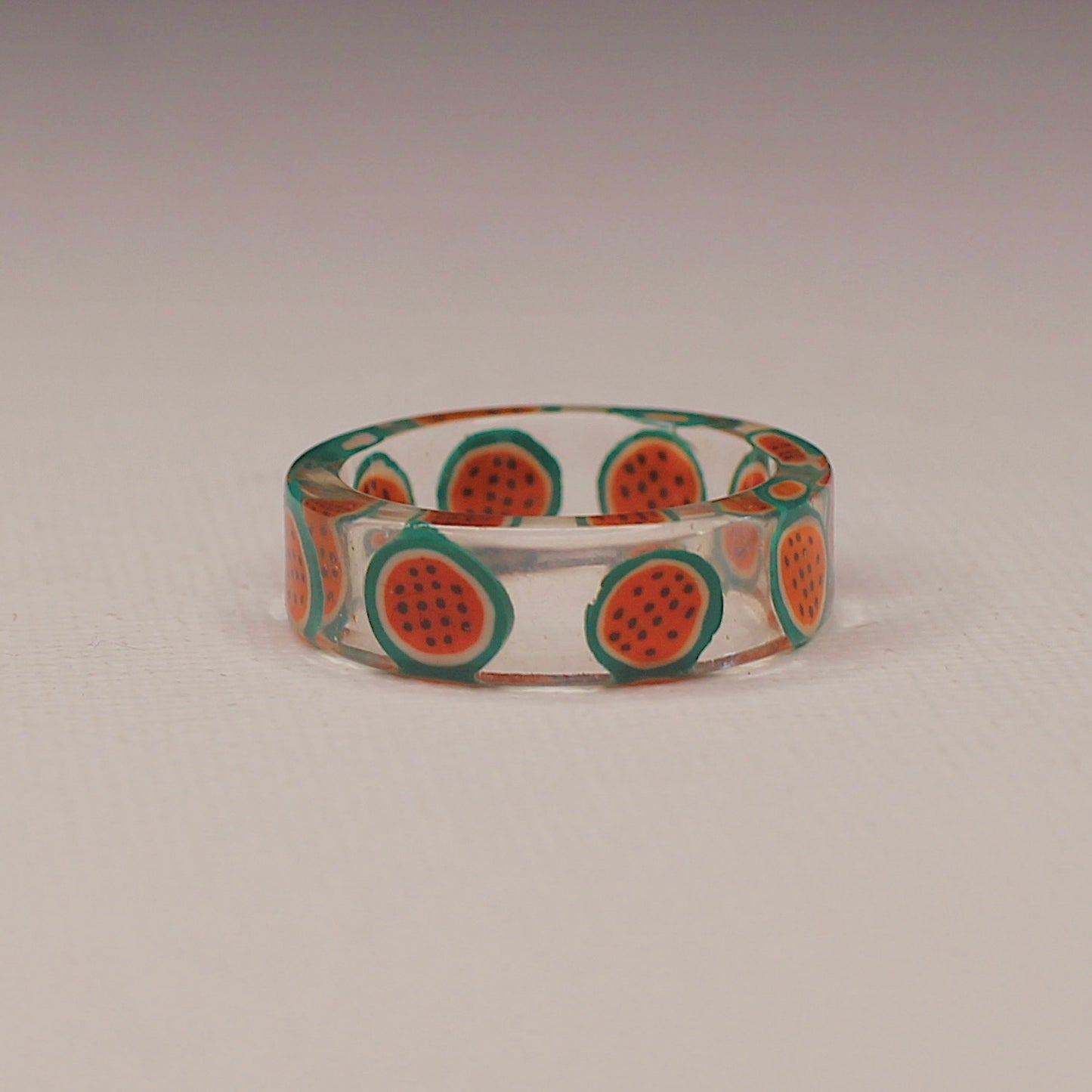 Watermelon Resin Ring