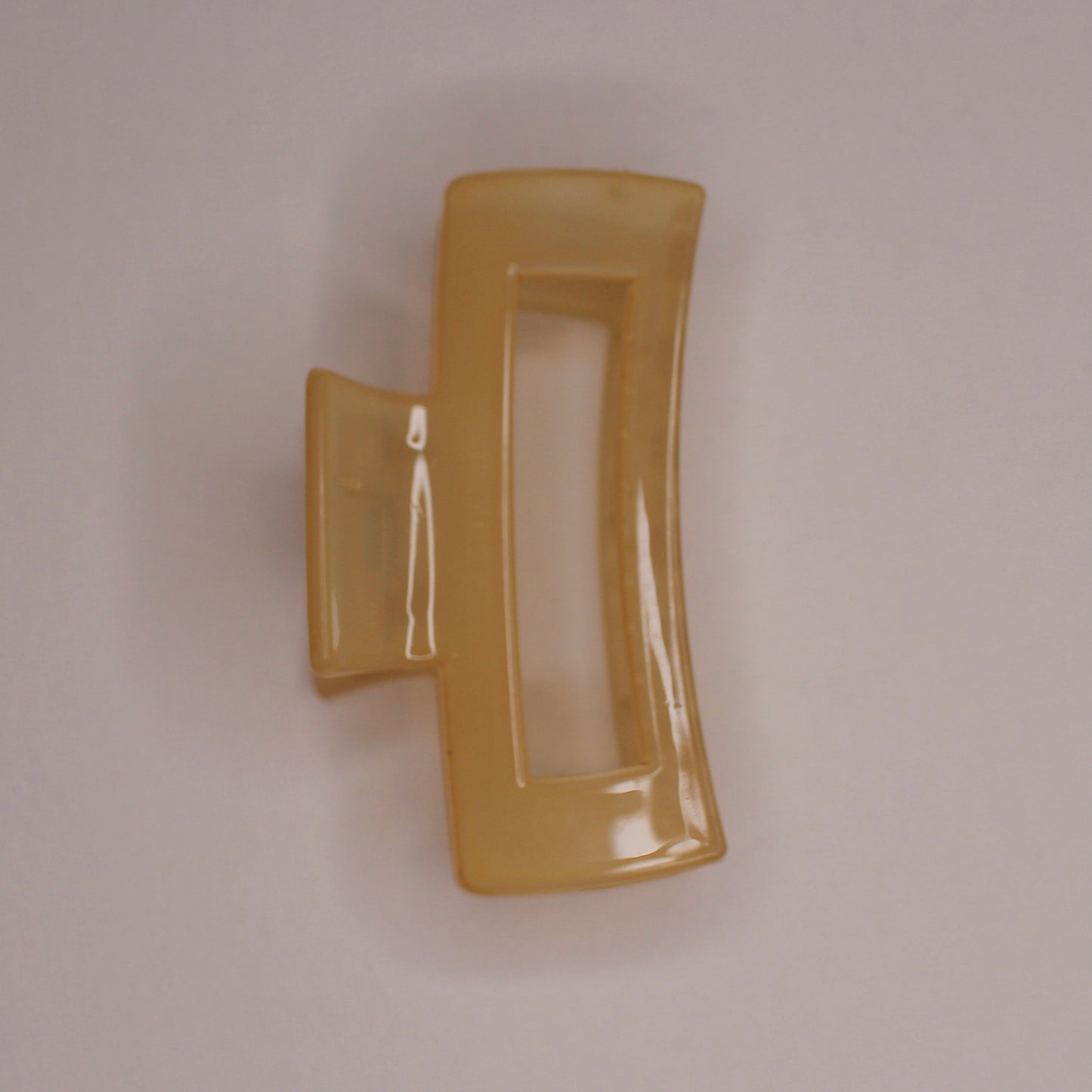 Glossy Hair Claw Yellow