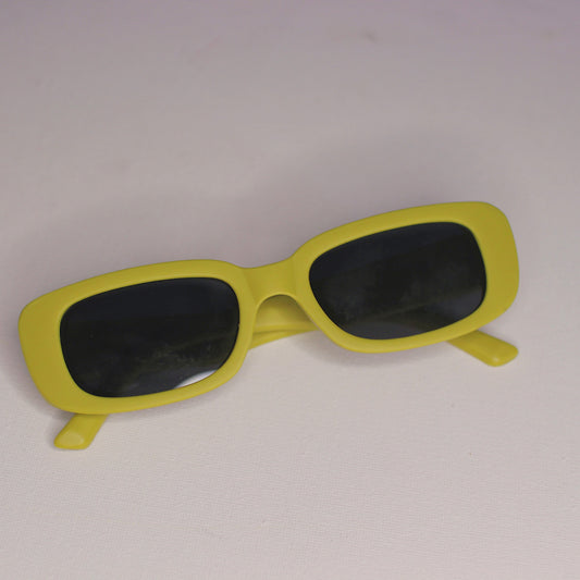 Retro Matte Glasses Green