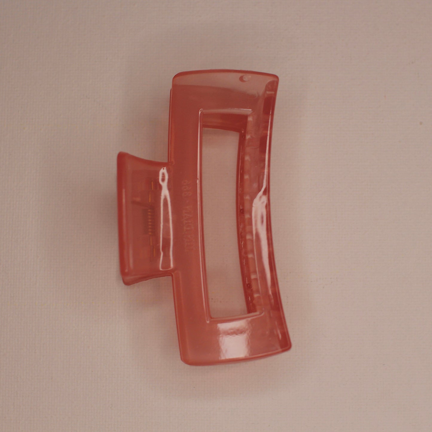 Dark Pink Glossy Hair Claw