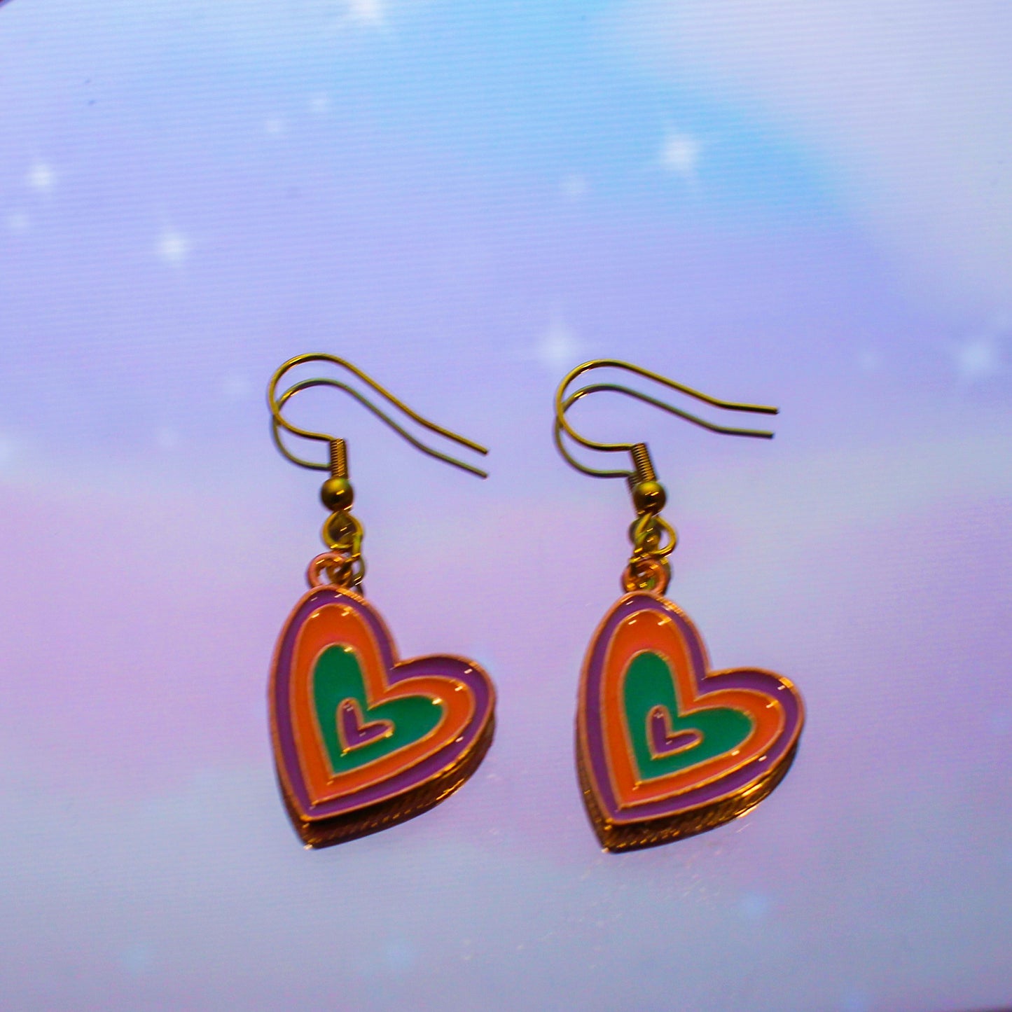 Groovy Heart Earrings