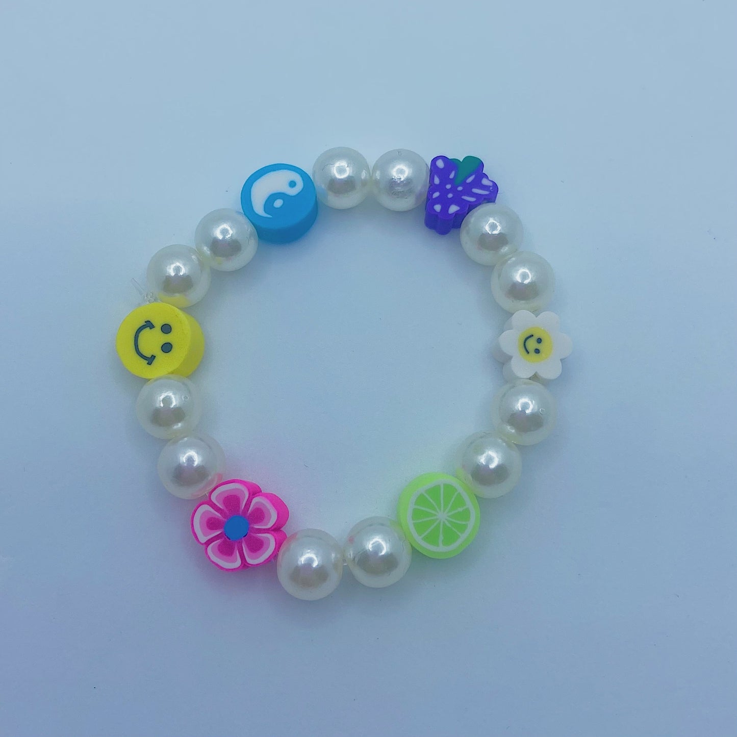 Pearl Charm Bracelet