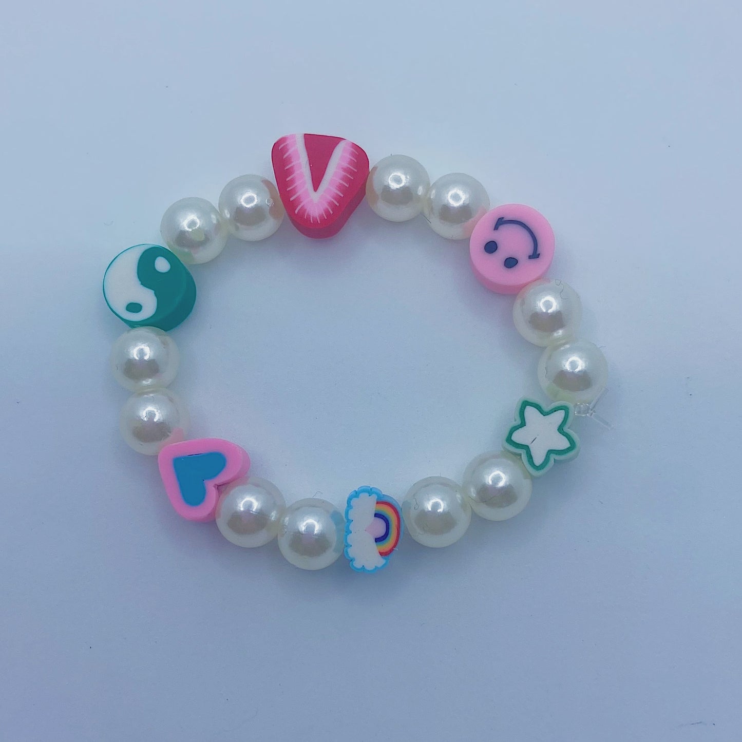 Pearl Charm Bracelet