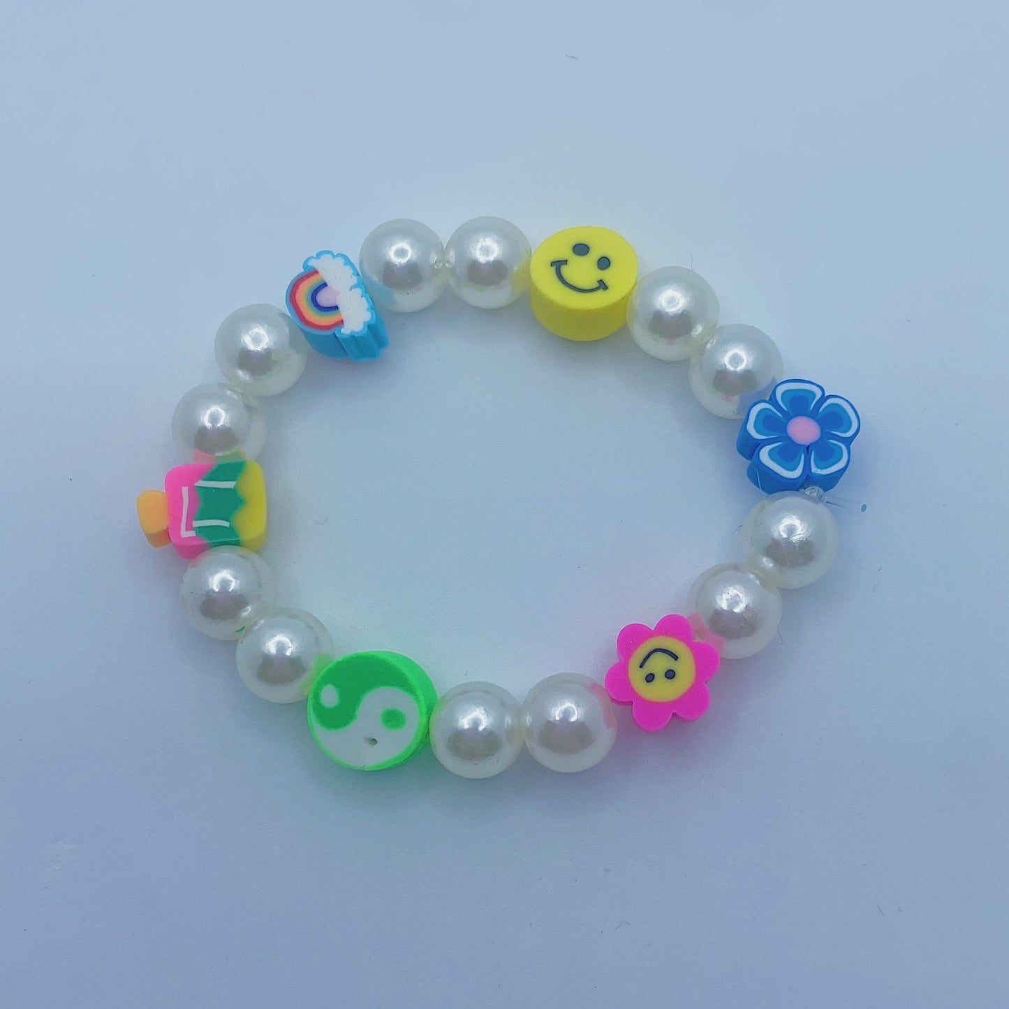 Pearl Charm Bracelet
