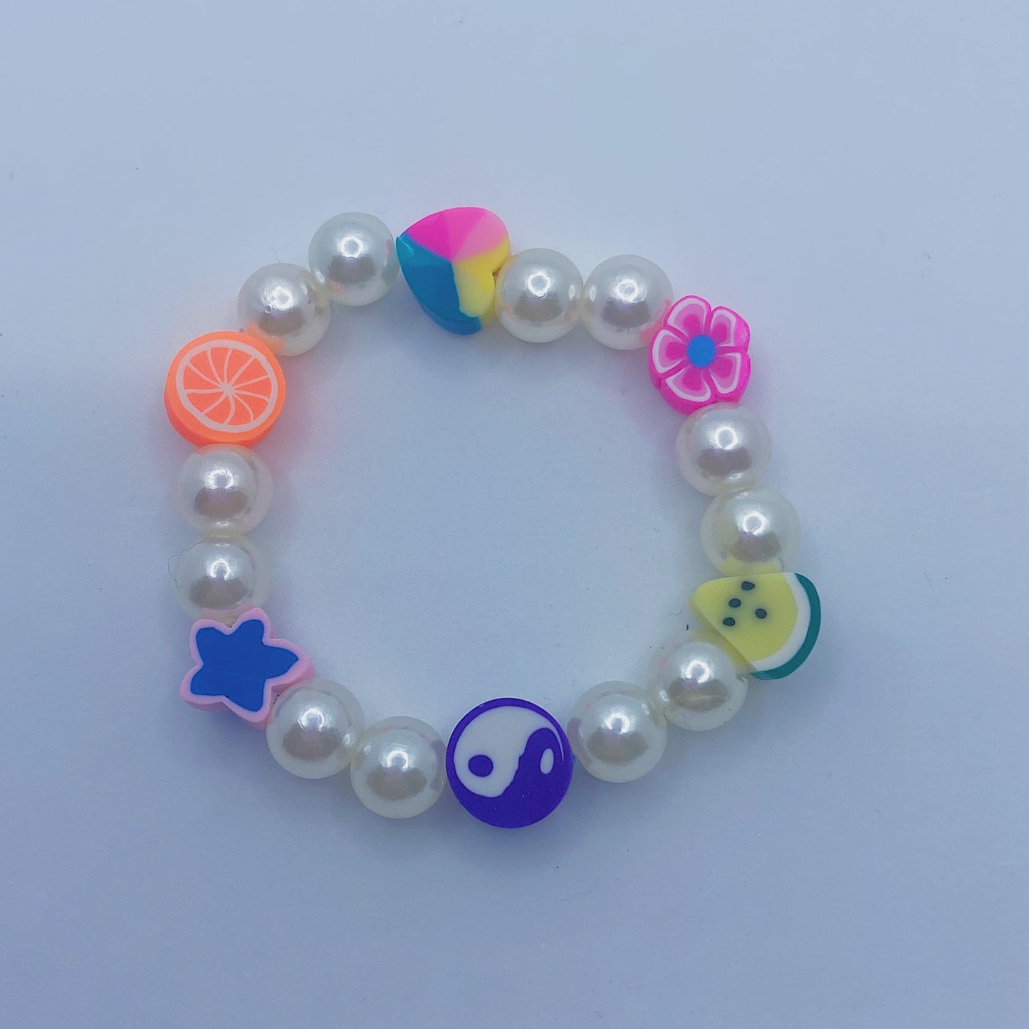 Pearl Charm Bracelet