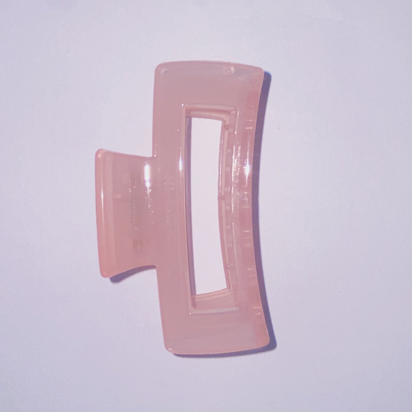 Pink Glossy Hair Claw