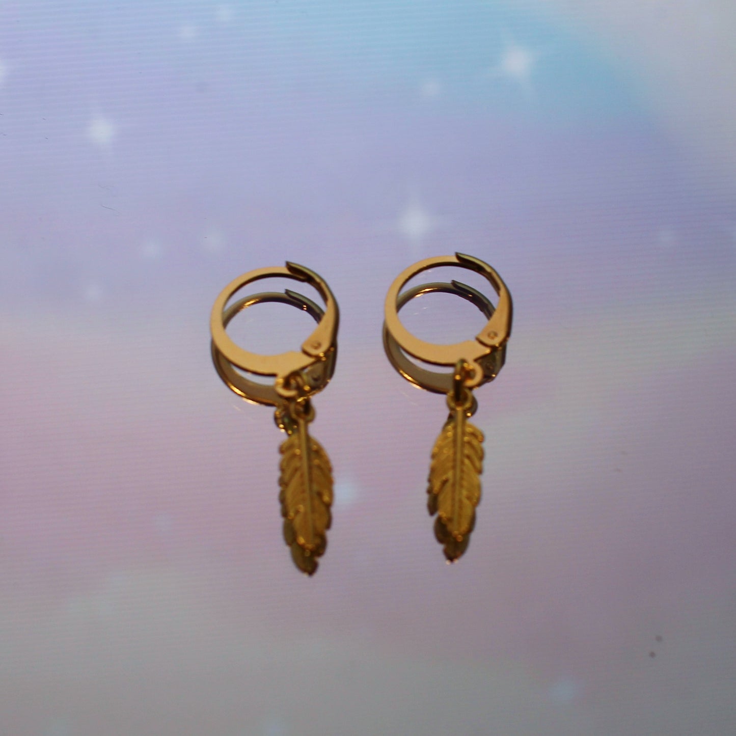 Gold Feather Huggies