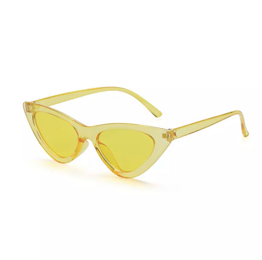 Yellow Cat Eye Glasses