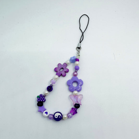 Purple Phone Charm