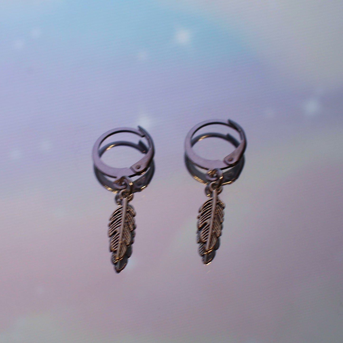 Silver Feather Huggies