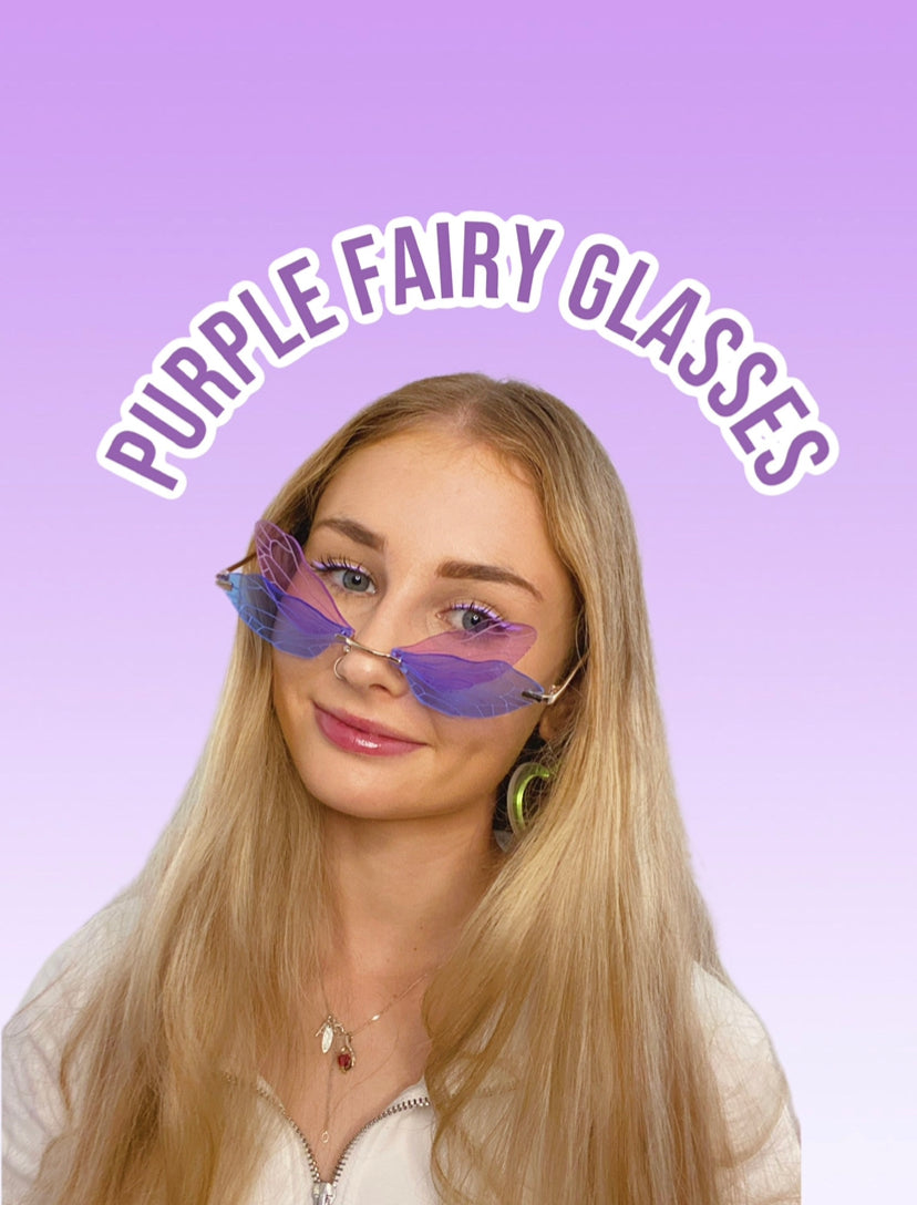 Purple Fairy Glasses