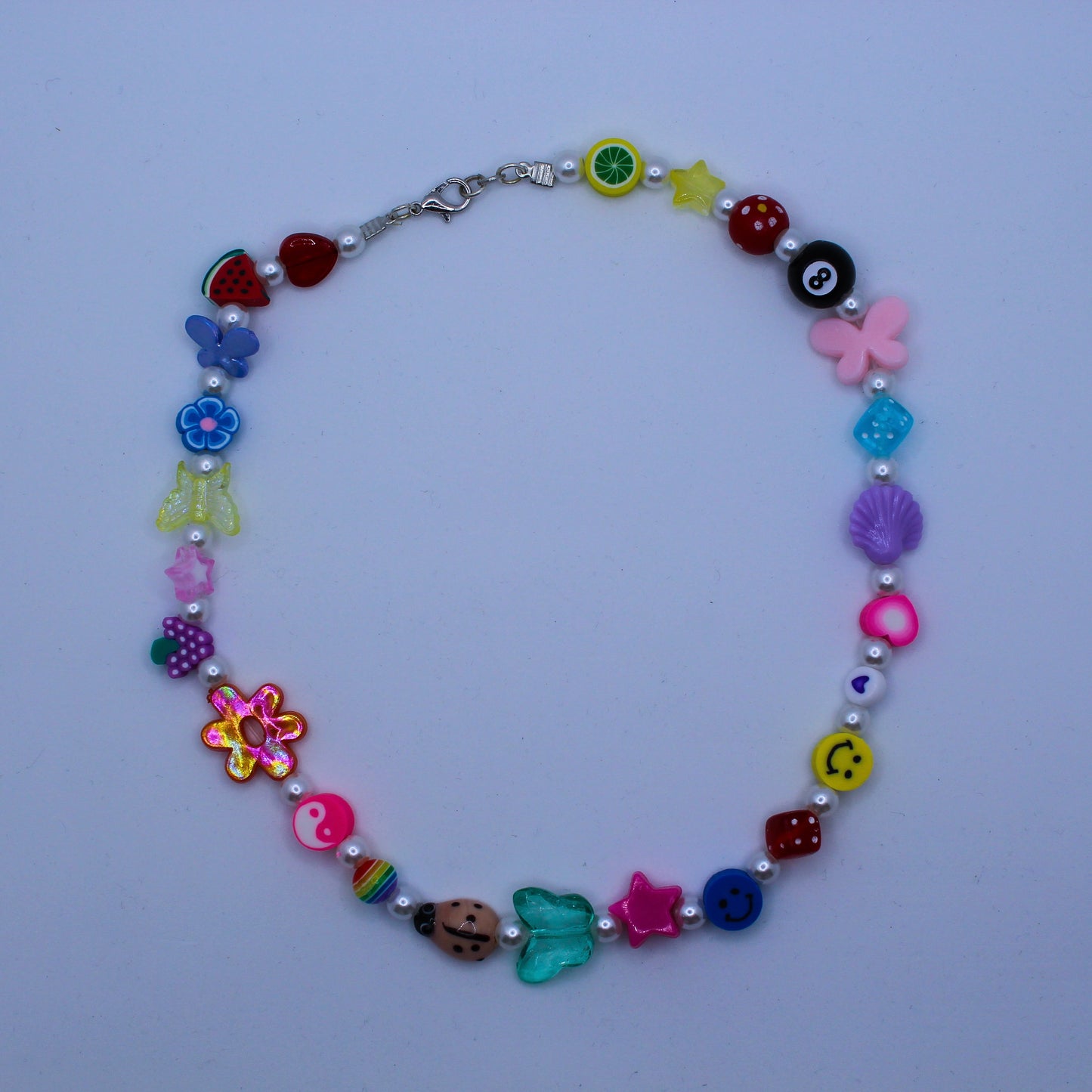 Rainbow Charm Necklace