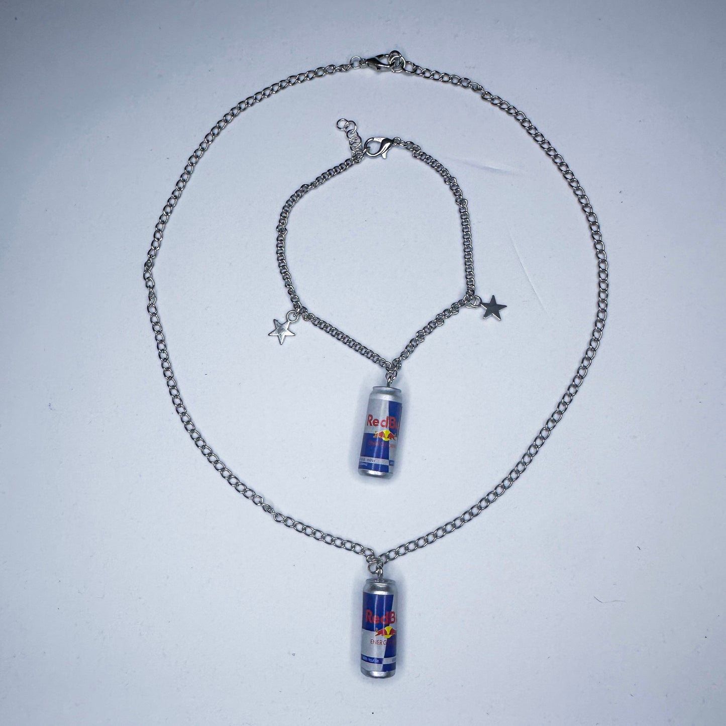 Redbull Necklace & Bracelet set