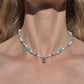 Blue Heart Necklace
