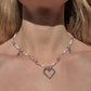 Pixel Heart Necklace