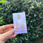 White Heart Earrings