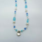 Blue Heart Necklace