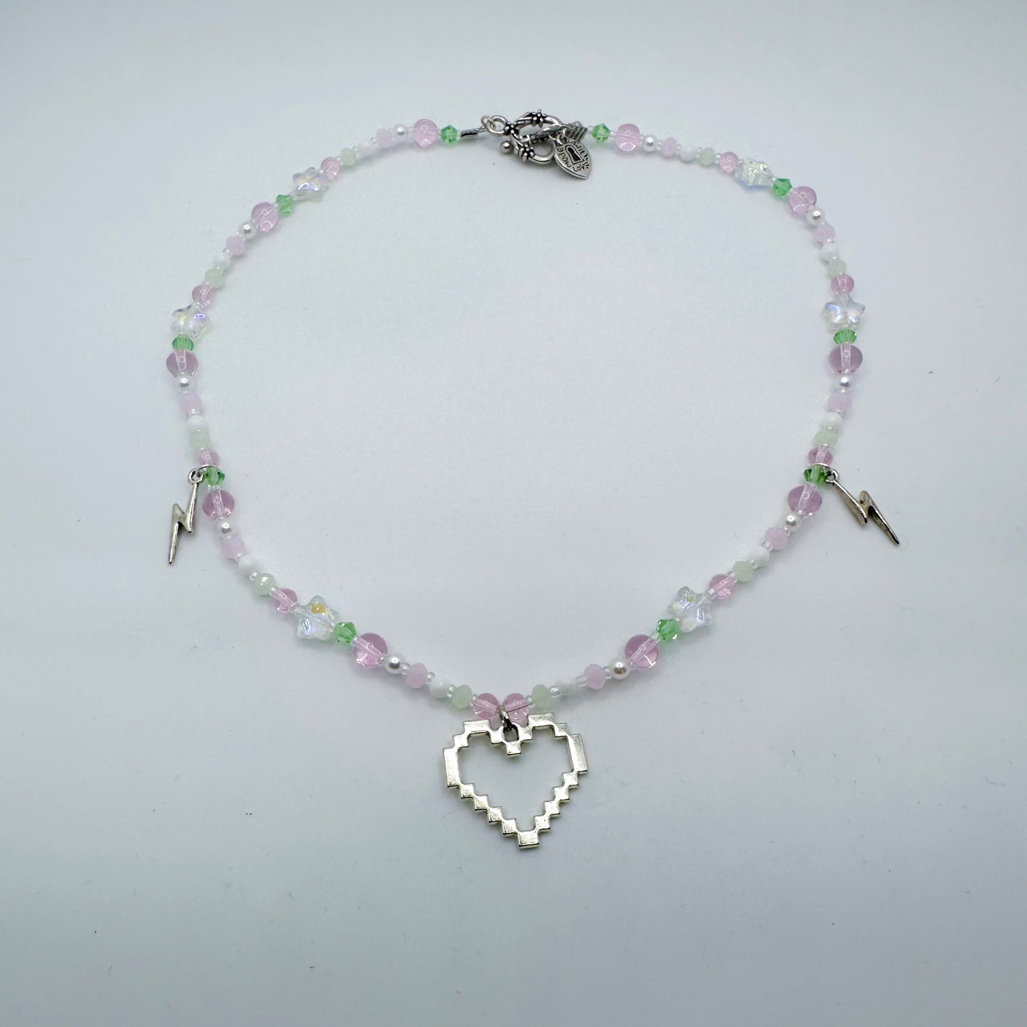 Pixel Heart Necklace