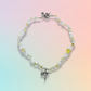 Fairy Clear quartz & Citrine Beaded Necklace