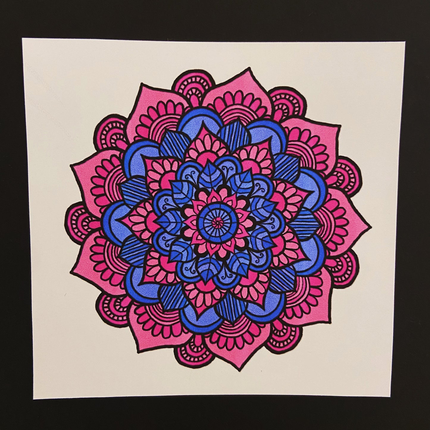 Purple & Pink Mandala Sticker