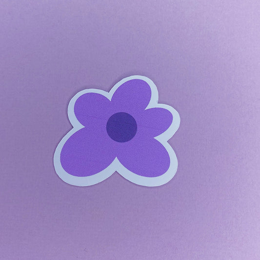 Purple Flower Sticker