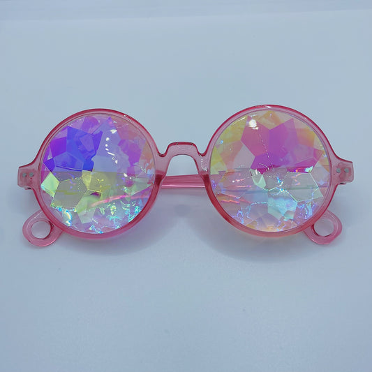 Pink Kaleidoscope Glasses
