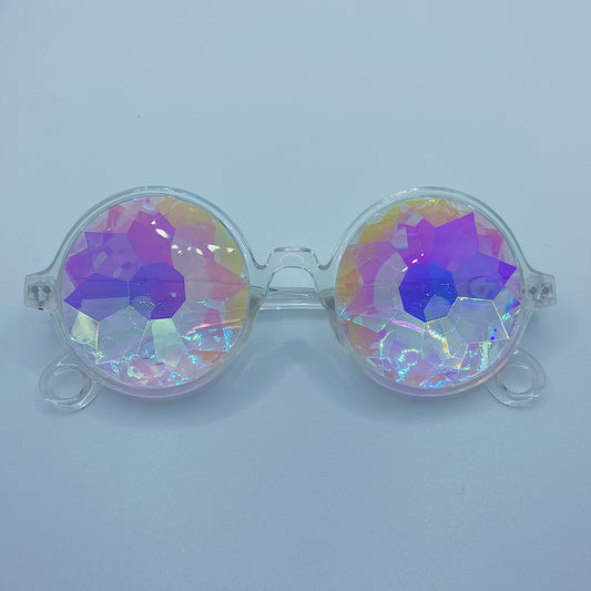 Clear Kaleidoscope Glasses