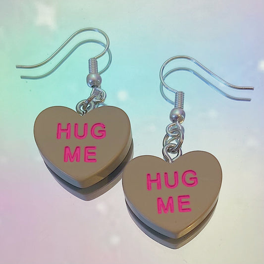 Khaki "Hug Me" Earrings