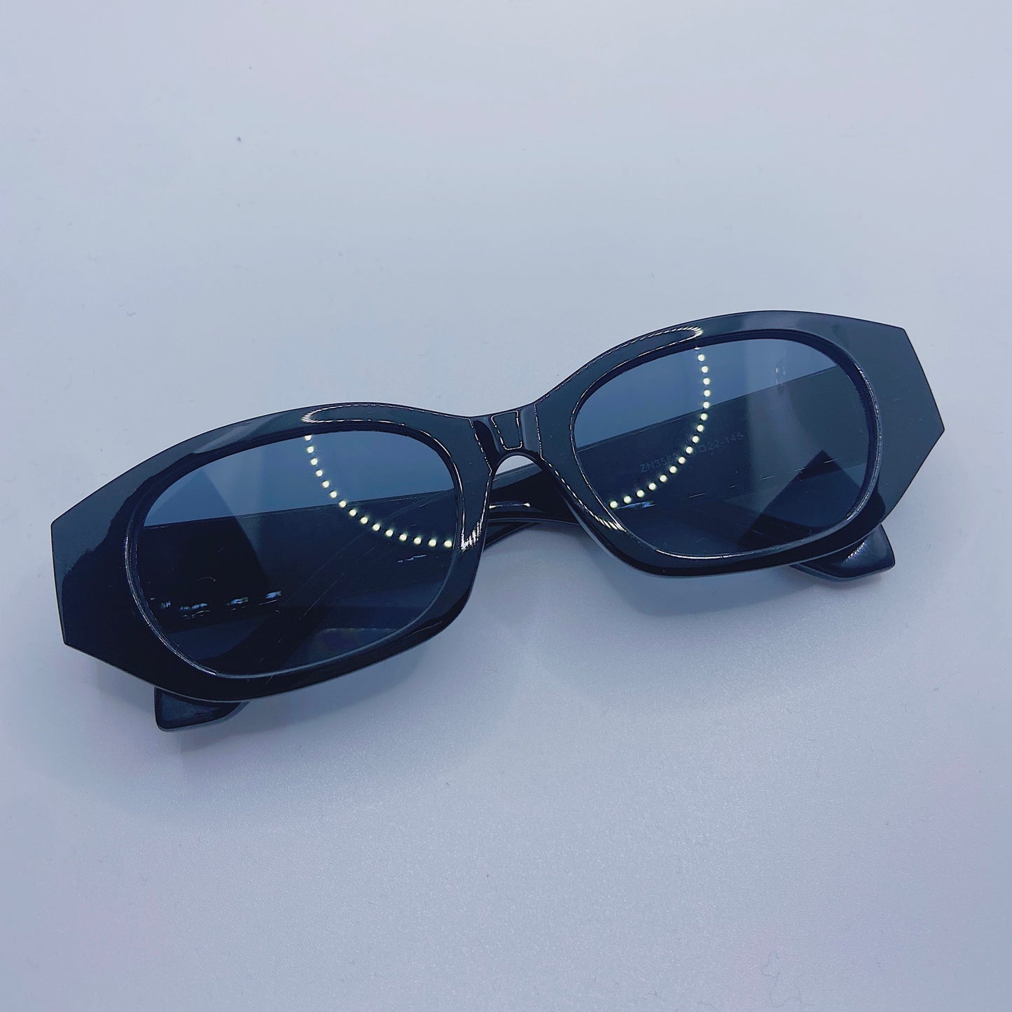 Black Classic Oval Glasses